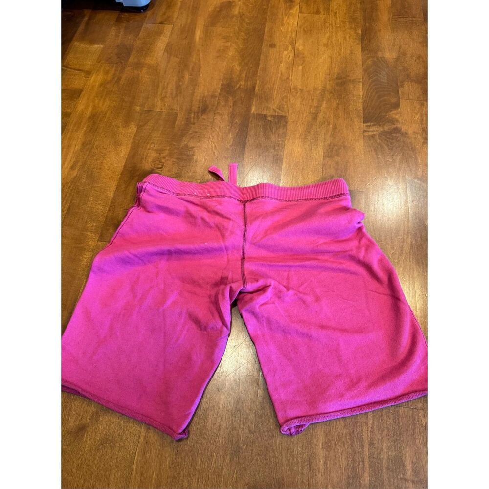 Y2K Aeropostale Pink 87 Logo Sweat Shorts Women’s Medium Low Rise Lounge - Picture 4 of 4